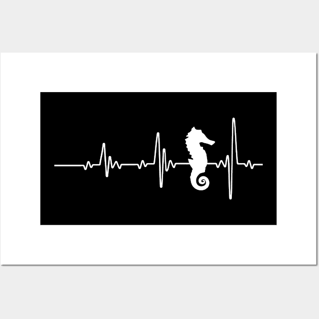 seahorse Wall Art by CreativeShirt